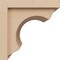 Ekena Millwork 10"W x 10"D x 10"H Wide Emerson Rough Cedar Woodgrain TimberThane Corbel, Primed Tan CORUR10X10X10EMRRCPR - alternate 6